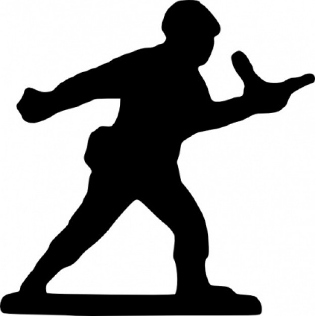 Soldier clip art silhouette free clipart images 3