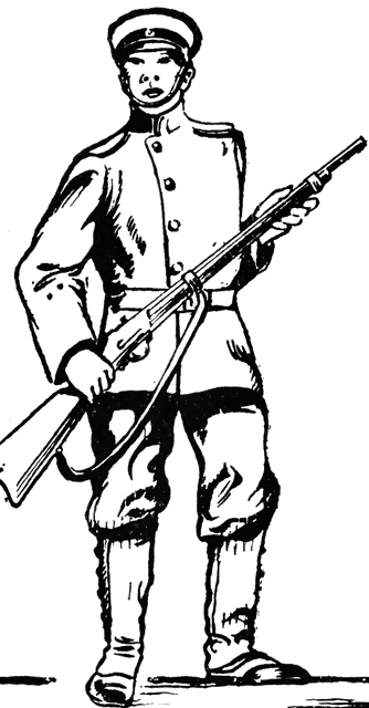 Soldier clipart black and whitellection 9 2