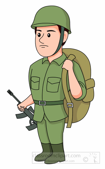 Soldier free military clipart clip art pictures graphics illustrations