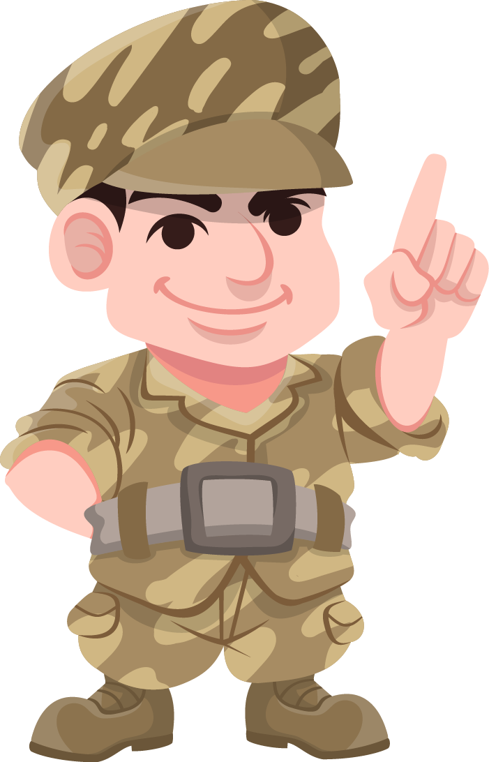 Soldier free to use clip art 2