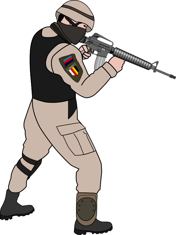 Soldier free to use clipart