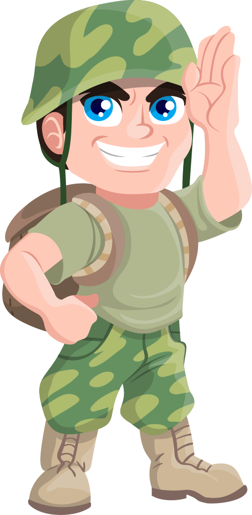Soldier free to use cliparts