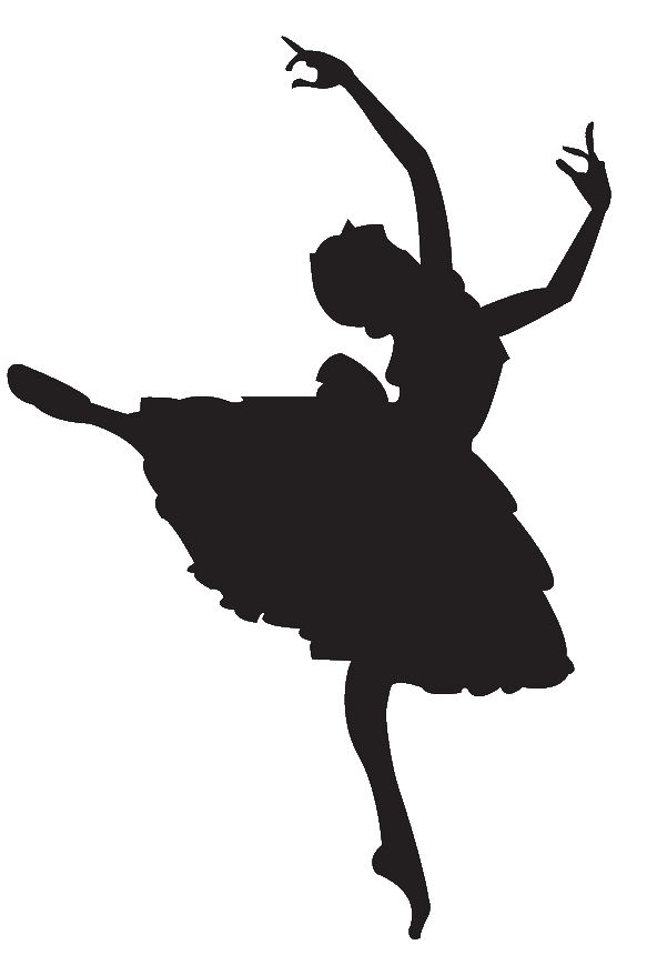 Ballerina ballet dancer clipart silhouette free images 3
