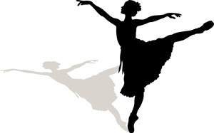 Ballerina ballet dancer clipart silhouette free images 4