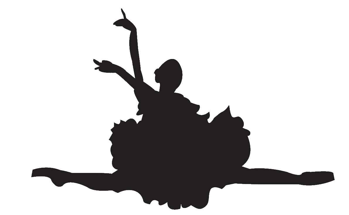 Ballerina ballet dancer clipart silhouette free images 5