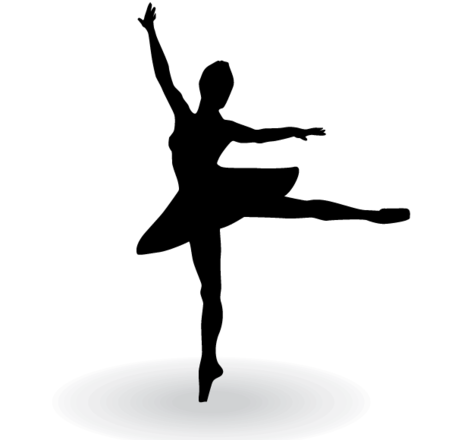 Ballerina clip art vector graphics