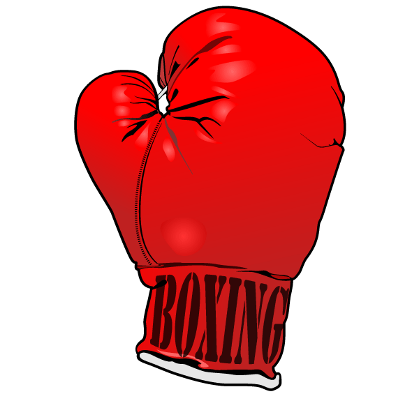 Boxing gloves red ing gloves vector image free freevectors clip art