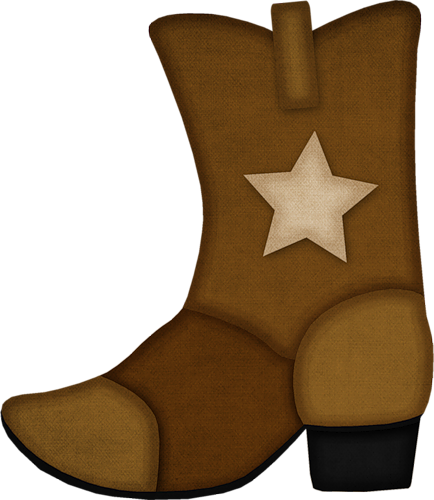 Cowboy boot brownwboy boot clipart boots