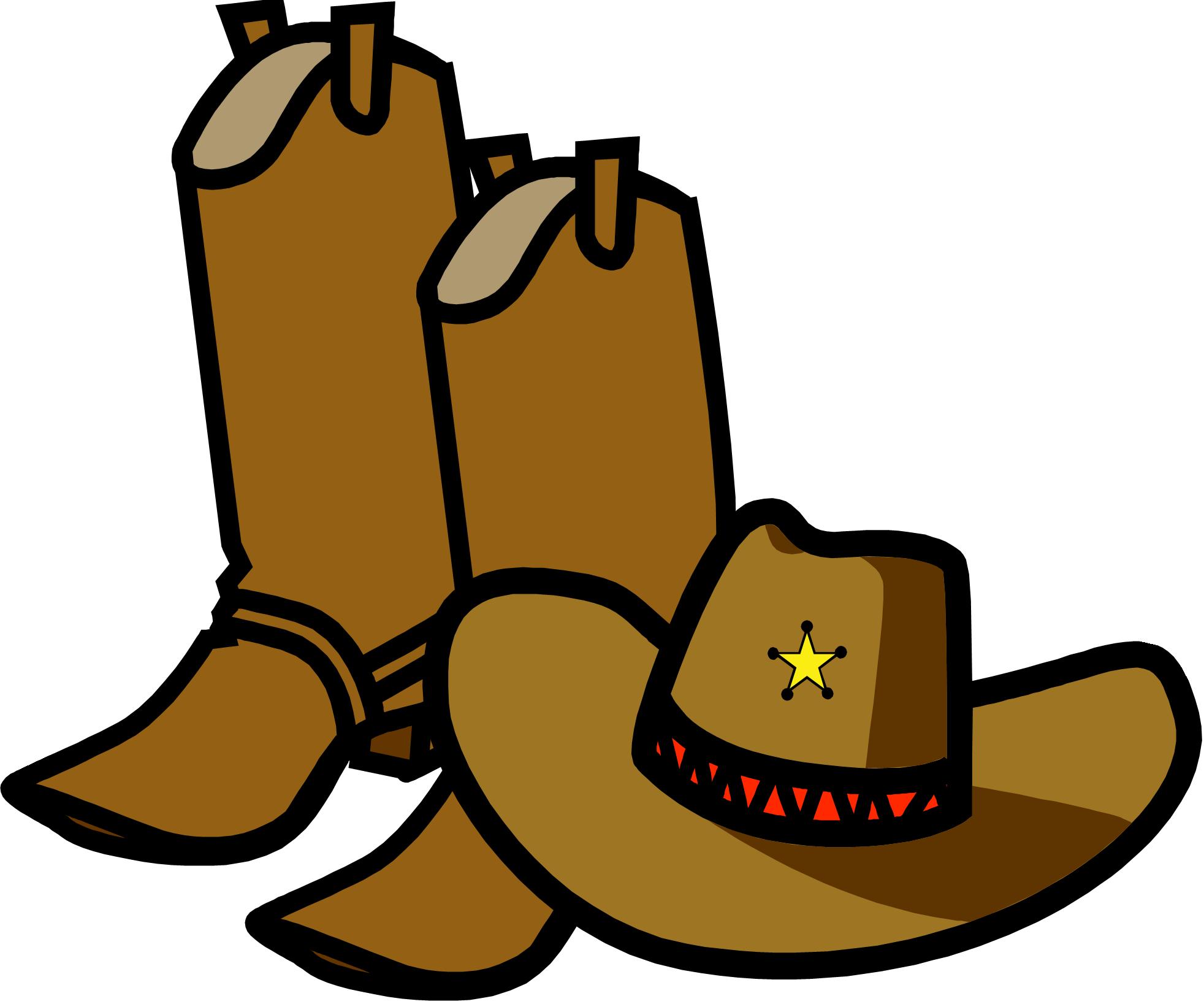 Cowboy boots clipart black and whitewboy clip art image 2