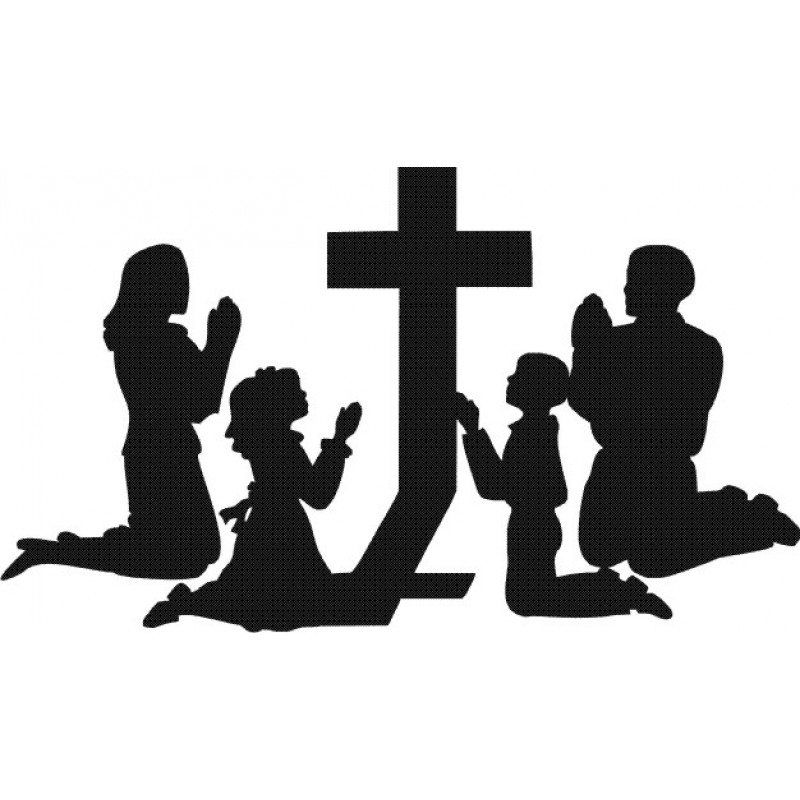 Family prayer clip art clipart download