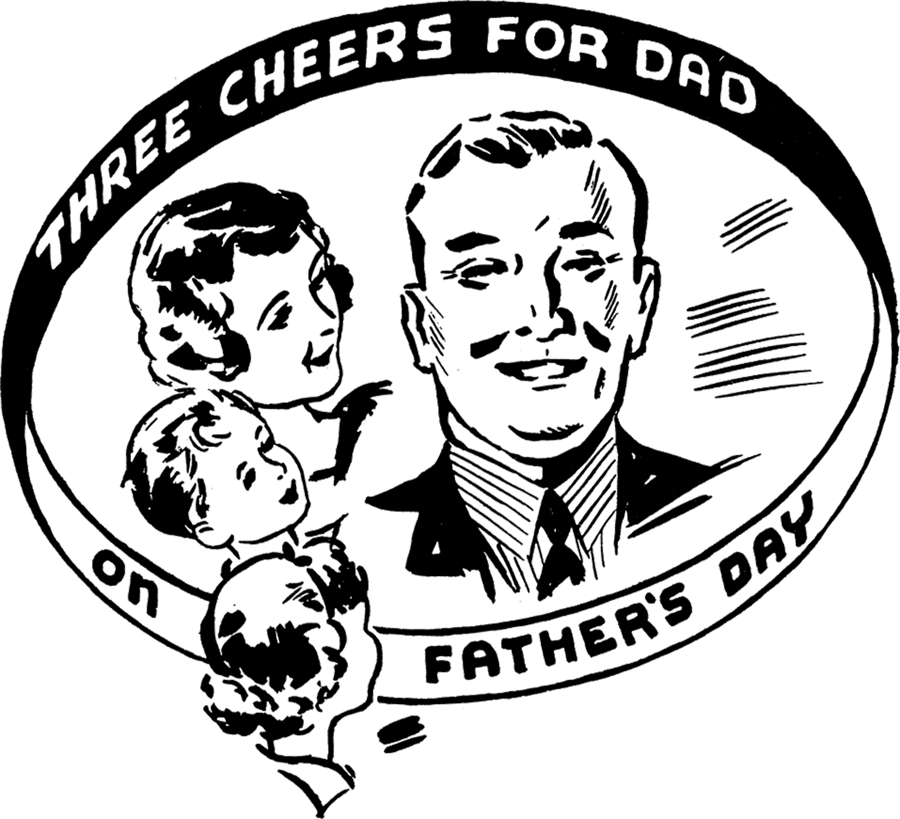 Fathers day vintage father'day image cute the graphics fairy cliparts