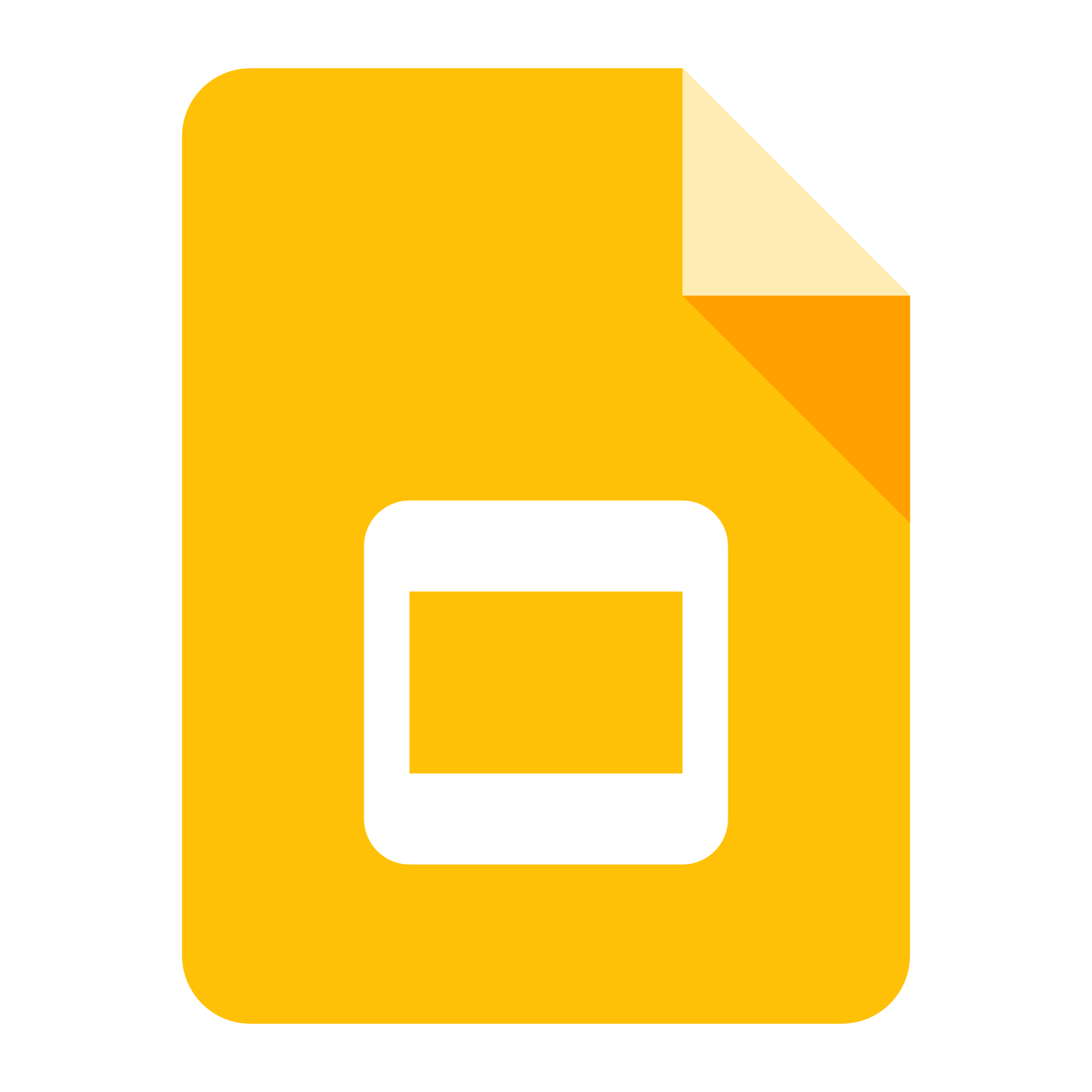 Google slides icon free download at icons8 clipart