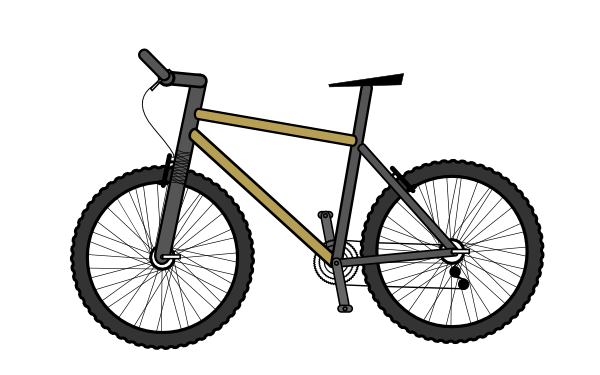 Bicycle clip art at vector clip art