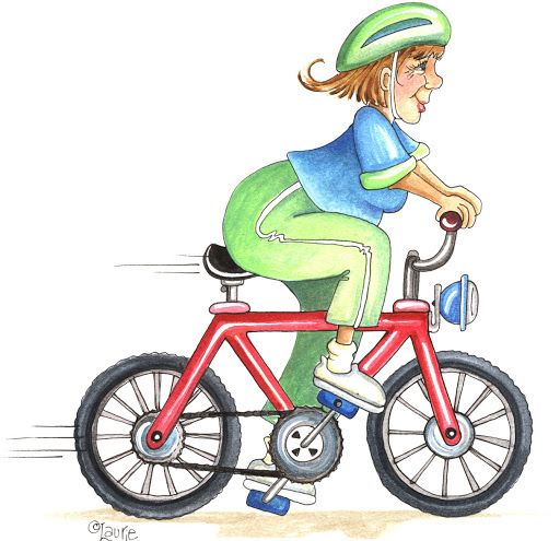 Bicycle clipart images on
