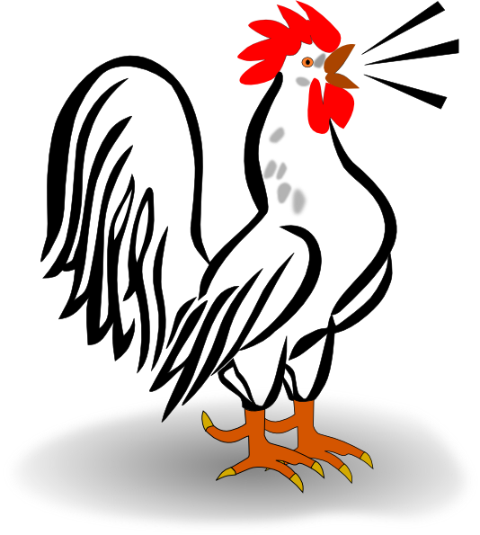 Clipart of a rooster clipart clipartix