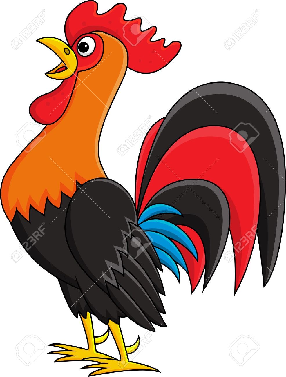 Rooster clip art cartoon free clipart images 2 love