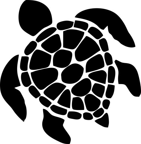 Leatherback sea turtle clipart