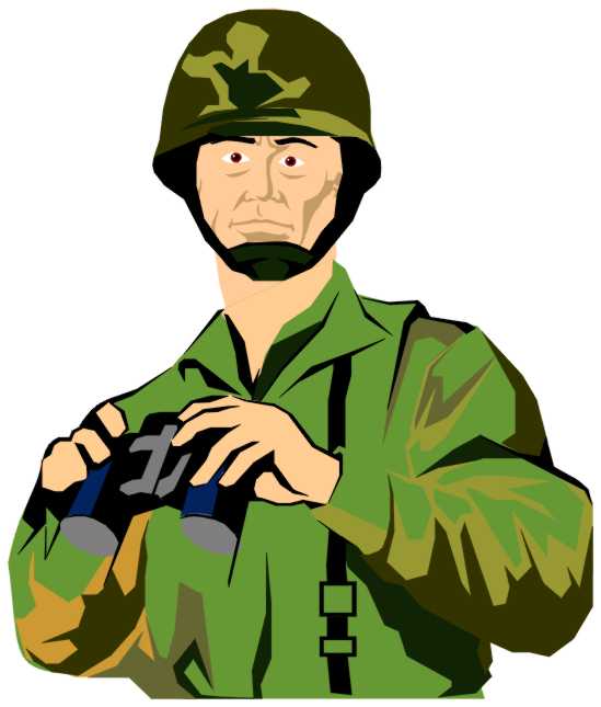 Military clip art gallery 4