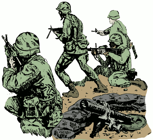 Military fighting clipart kid clipartix