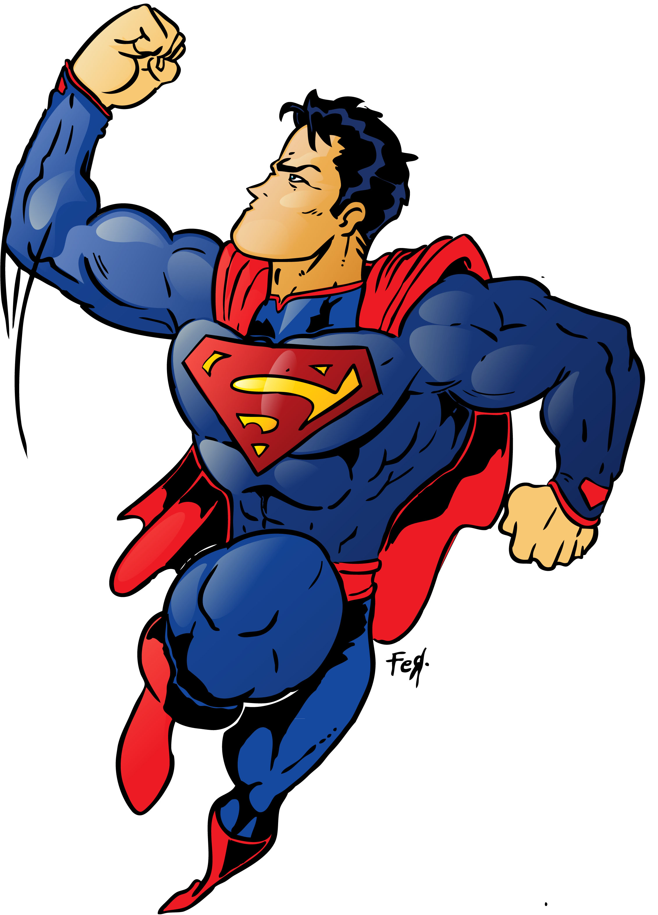 Superman clipart 7