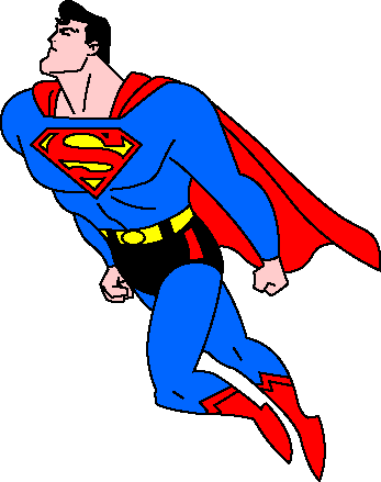 Superman clipart free