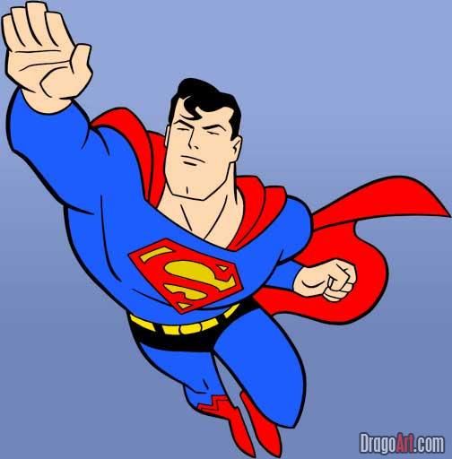 Superman clipart ideas on stickers 4