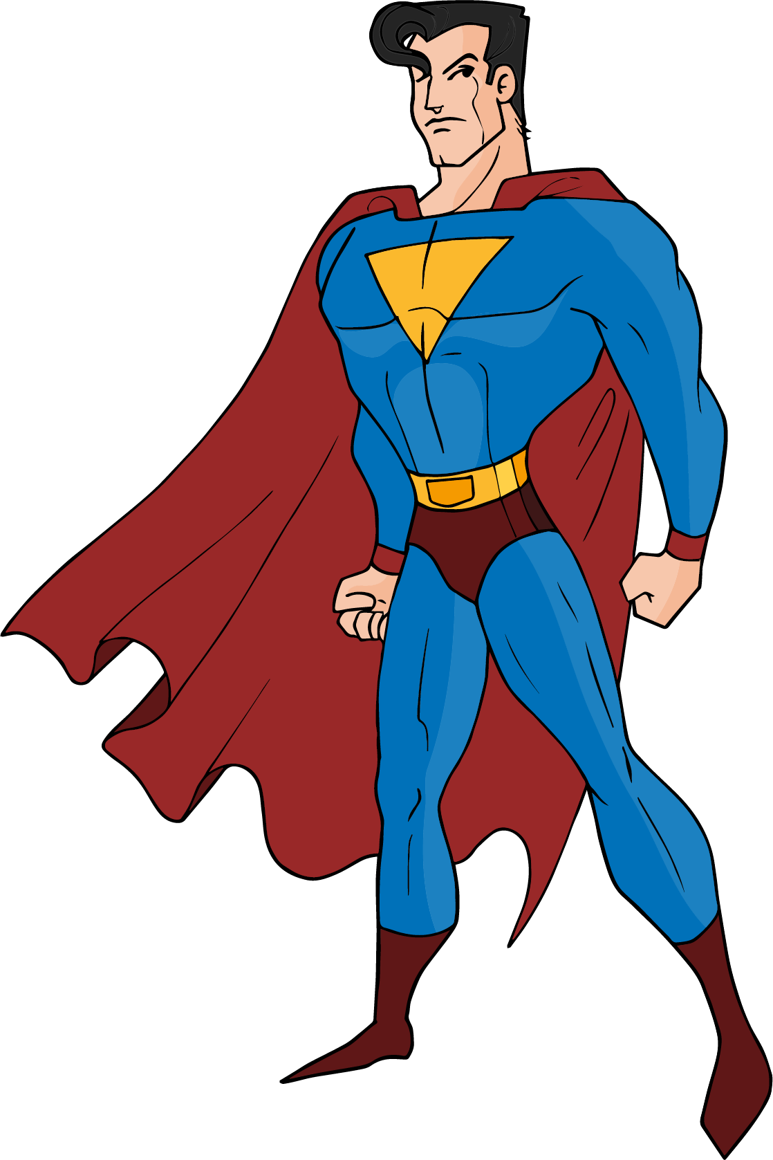 Superman images facts about only clip art