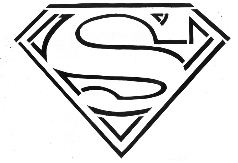 Superman logo clip art free clipart images