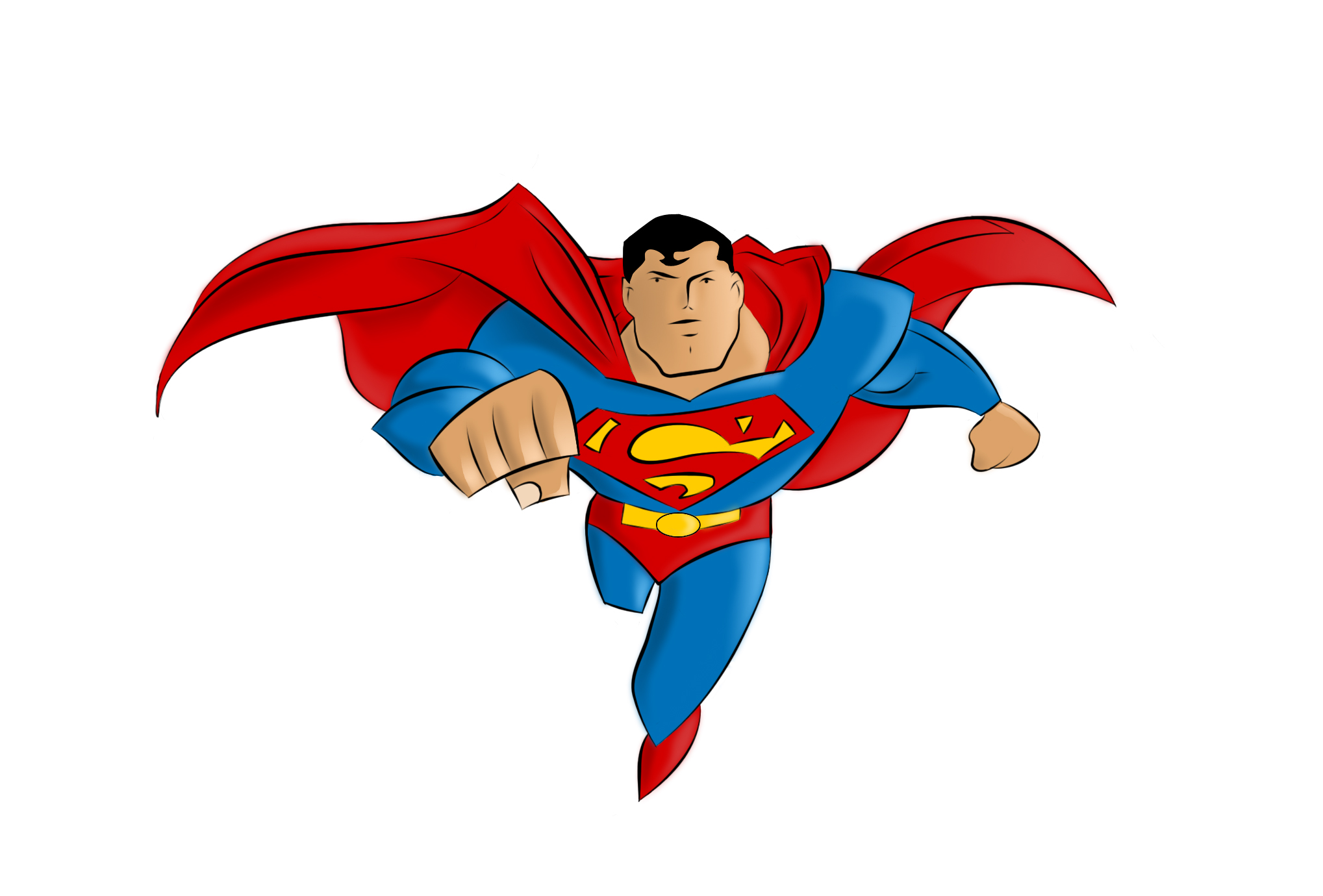 Superman logo clipart