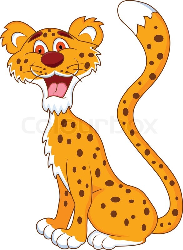 Cartoon cheetah images clip art image