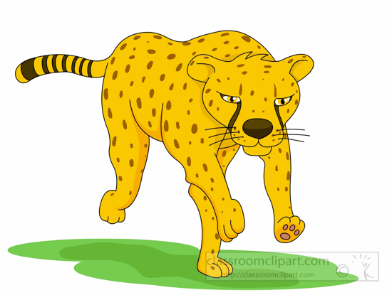 Cheetah clipart cheetah running fast clipart 5