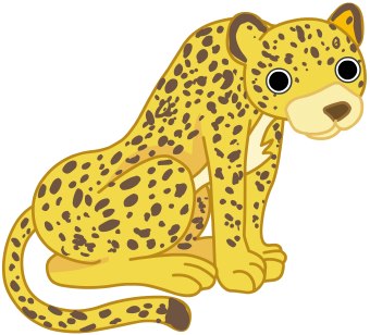 Cheetah clipart clipartix