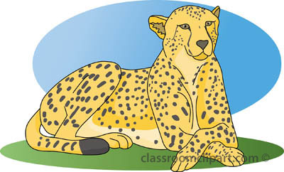 Cheetah silhouette transparent clip art image clipartix