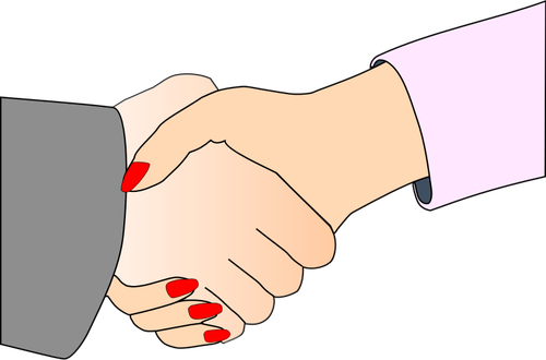 Handshake hand shake vector clip art public domain vectors