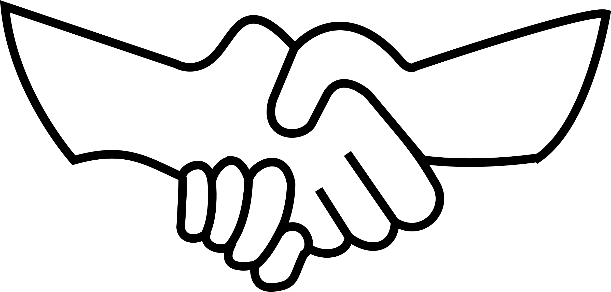Handshake shaking hands hand shake clip art clipart image 5