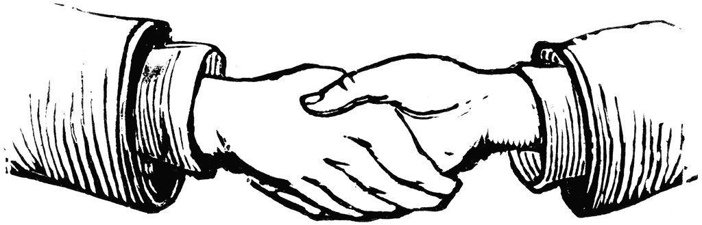 Handshake shaking hands hand shake clip art clipart image 7