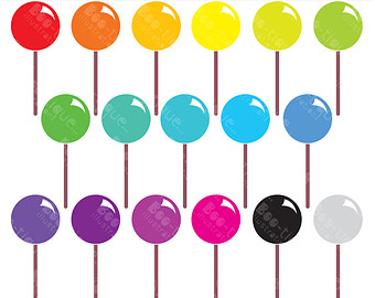 Lollipop candyland clip art image