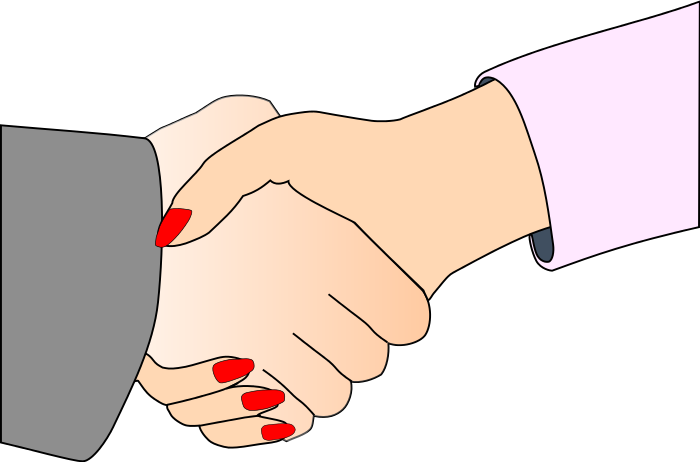 Shaking hands handshake clipart clip art image 2 2