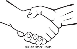 Shaking hands handshake clipart image