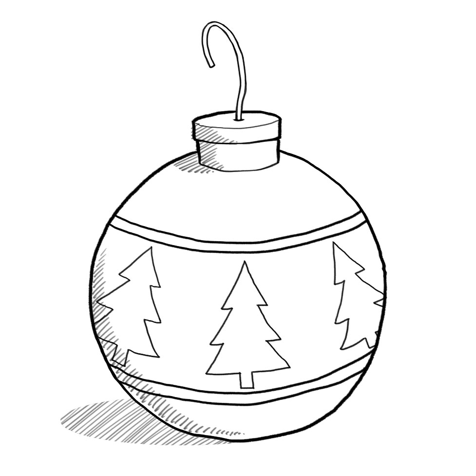 Christmas ornament clip art