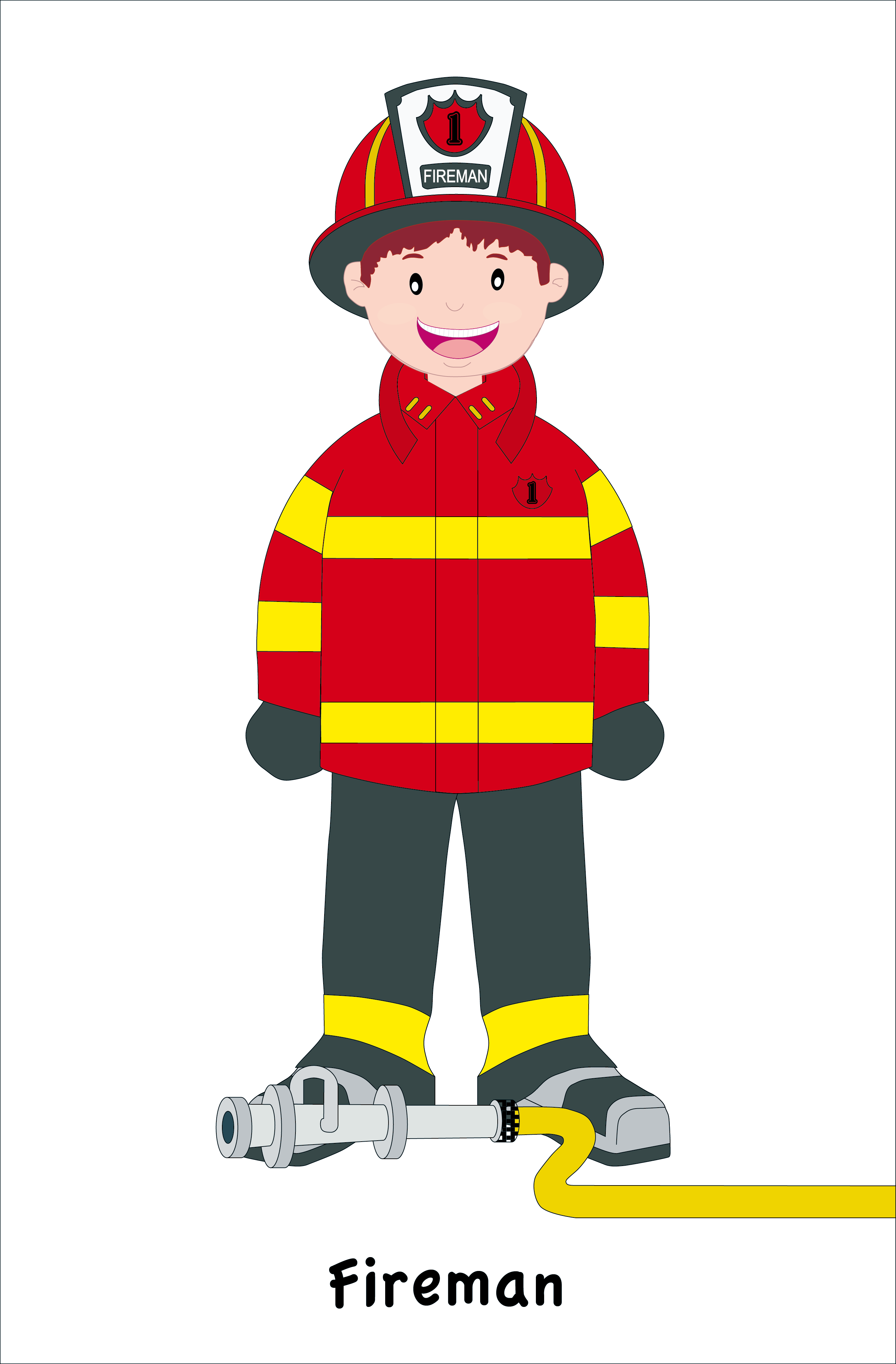 Fireman clipart the cliparts databases 4