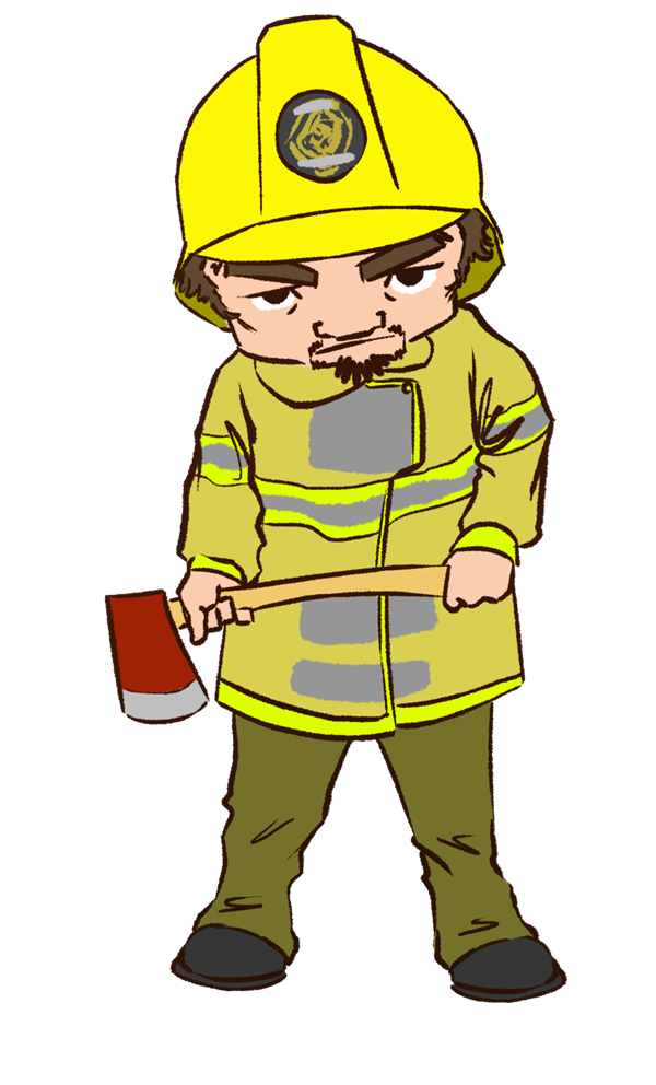 Fireman cute firefighter clipart free images image