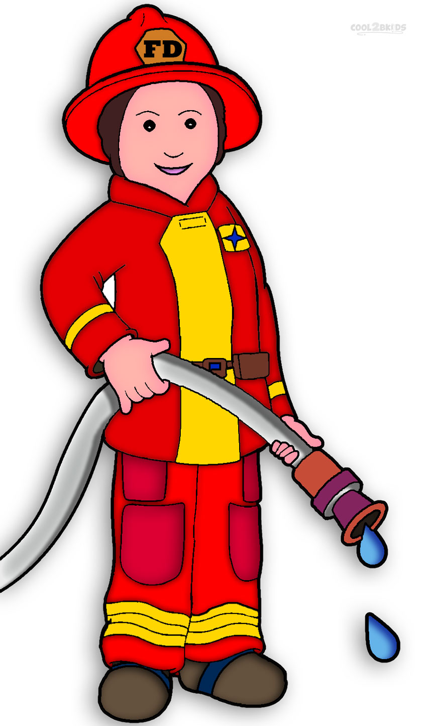 Fireman firefighter clipart free images