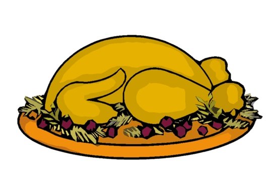 Free clipart of thanksgiving dinner clipartxtras