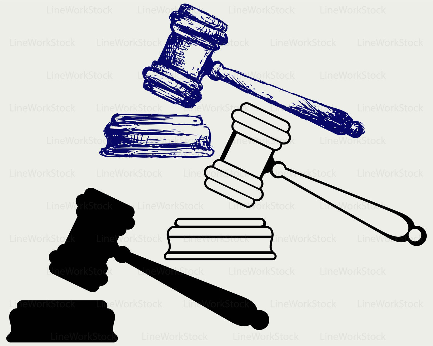 Judge gavel svg clipart judge silhouette