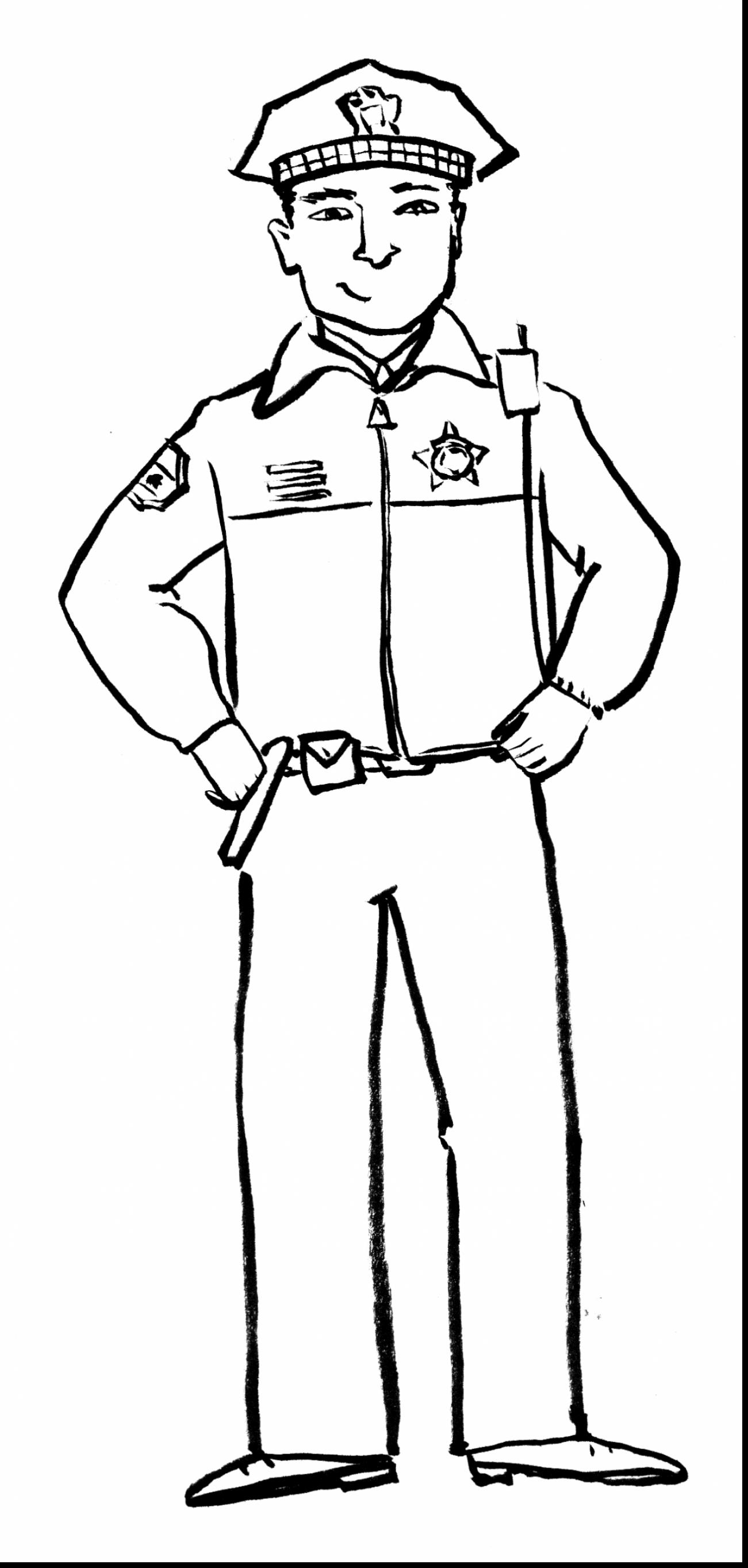 Police officer fantastic police stationloring pages with officer clip art
