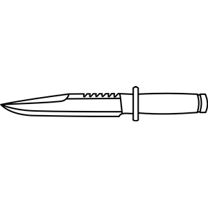 Hunter knife clipart cliparts of free download wmf