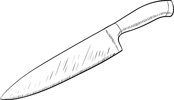 Knife clipart black and white clipartxtras