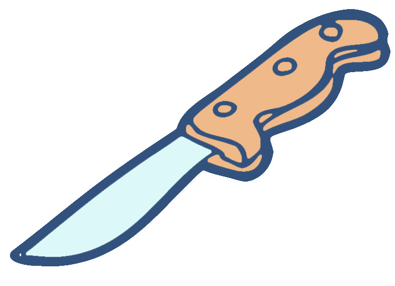 Knife free clipart images