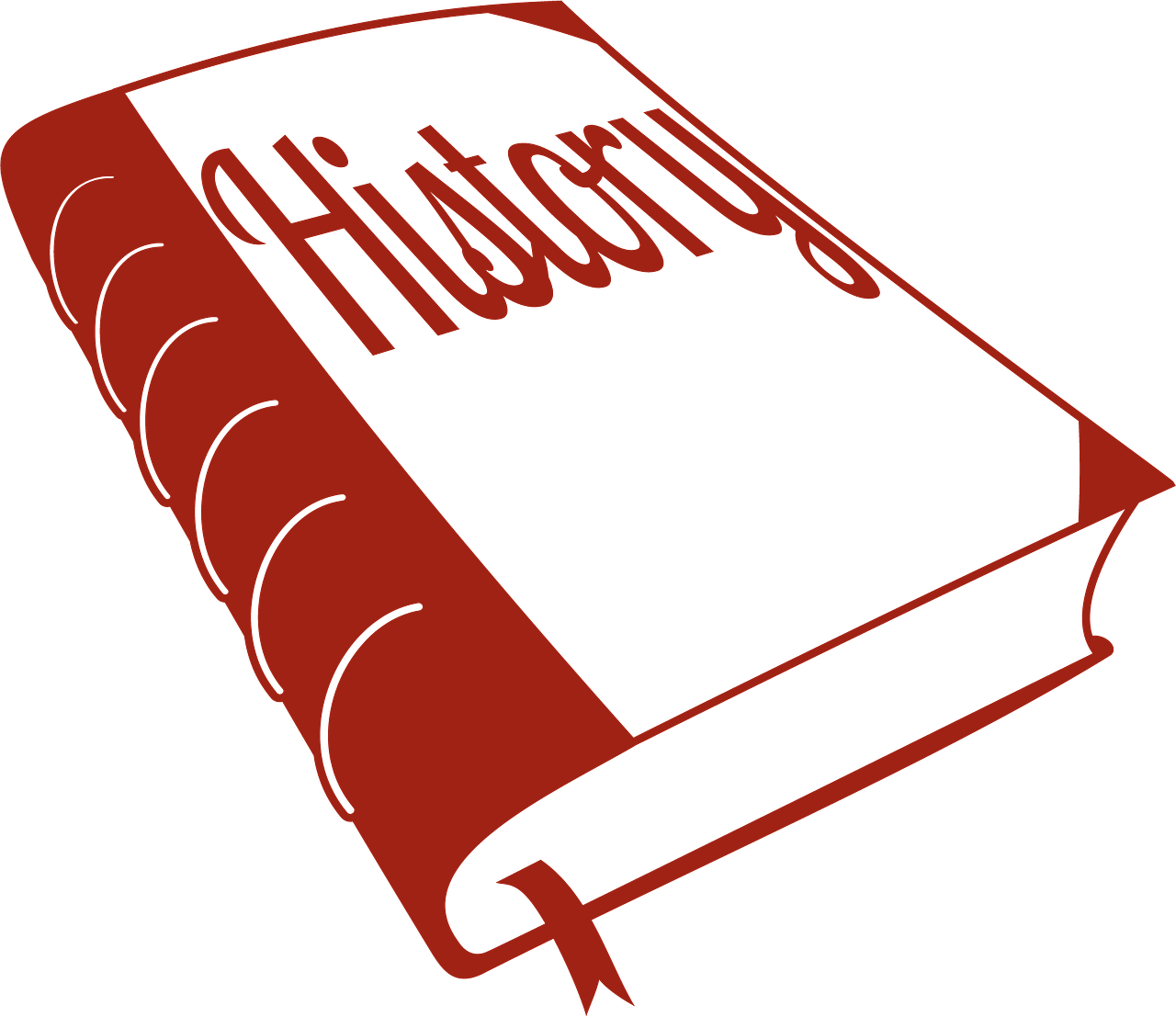 Outline red history book clipart the cliparts